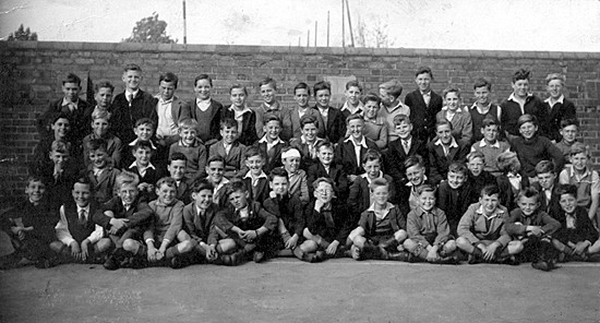 Evacuees at the Abbey Road school in 1943