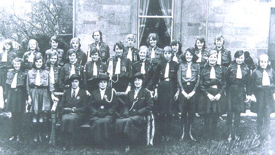 The girl guides in 1921