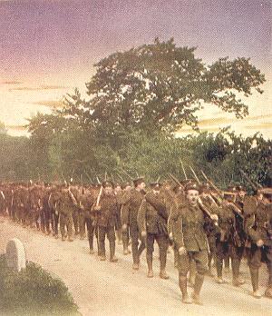 On the march in France