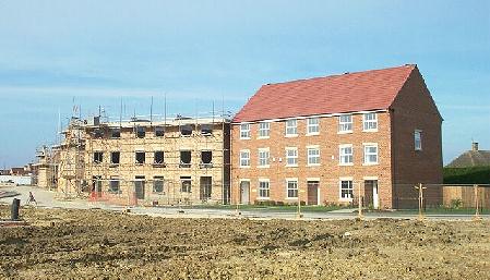 Hereward Meadow work in April 2003