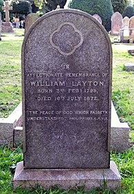 Grave of William Layton