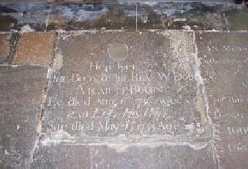 Ledgerstone in the Abbey Church