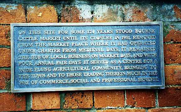 Market commemorative plaque