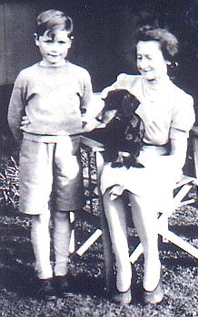Raymond with his mother
