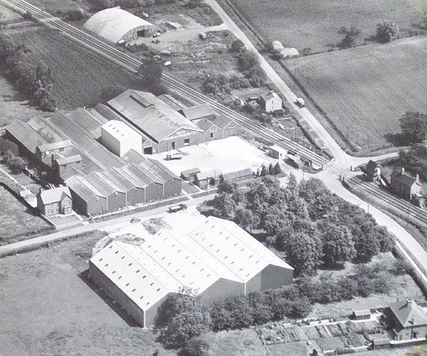 The company premises from the air