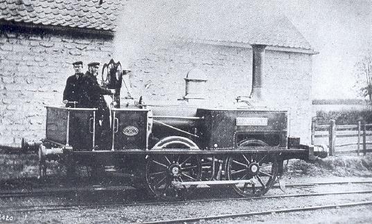 The locomotive Havilah under steam at Edenham