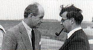 Tony Rudd (right) with Peter Berthon