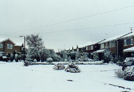 Snow in Stephenson Way