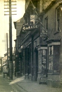 The garage circa 1930