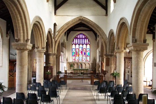 Thurlby Church interior 2006