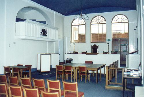 The courtroom in 2001
