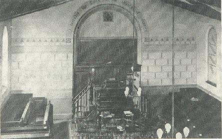 Chapel interior prior to 1911
