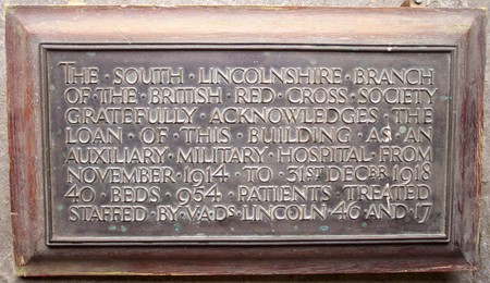 Red Cross plaque