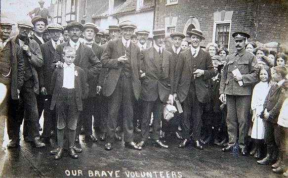 The first recruits leave Bourne