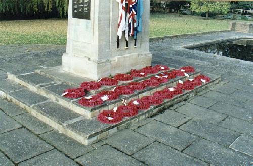 Wreaths on Remembrance Sunday