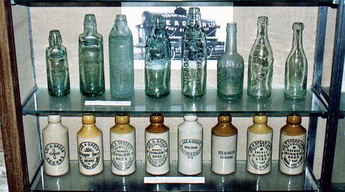 Display of bottles