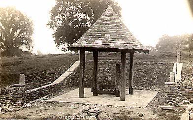 The village stocks in 1920