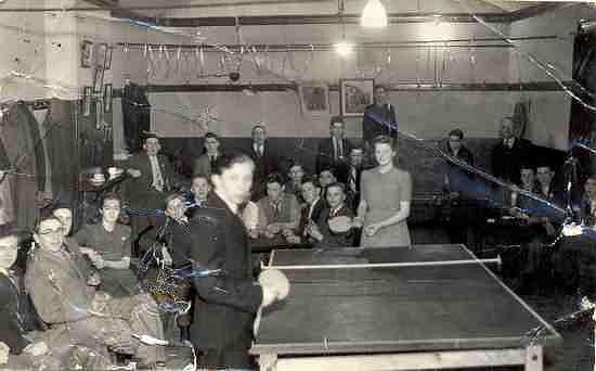 Table tennis at the Victory Youth Club