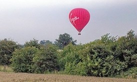 Balloon over the fen