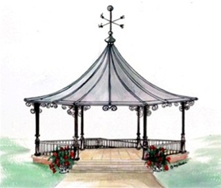 Bandstand design by Helen Powell