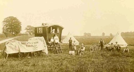 Gypsies at Thurlby in 1915