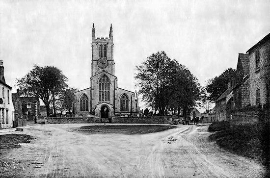 The church and village in past times